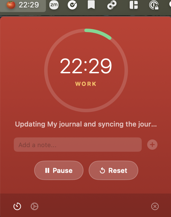 Pomodoro Screenshot